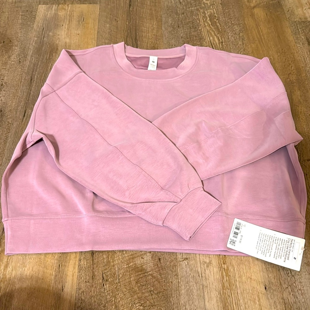 New Lululemon Perfectly Oversized Crop Crew